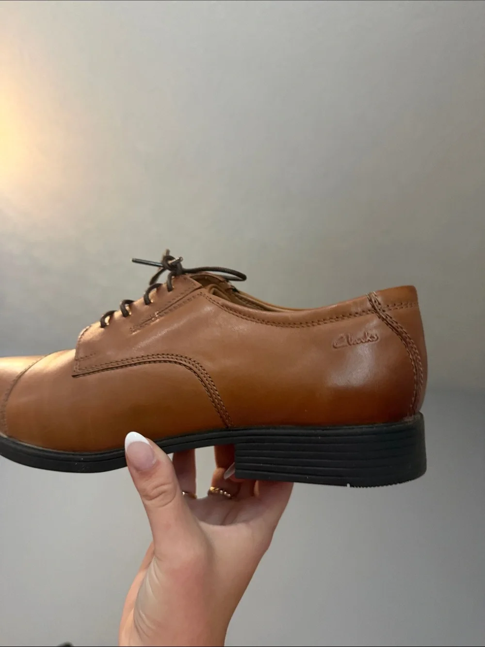 Clarks Mens Whiddon Oxford Shoes